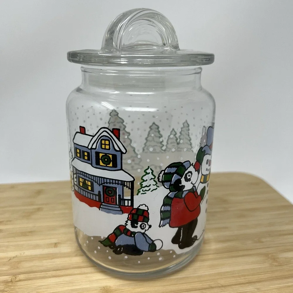 Vintage 1993 ADGI Snowman Country Inn Winter‎ Scene 7
